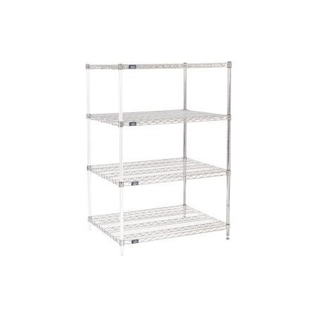 Global Equipment Nexel    Chrome Wire Shelving Add-On - 36"W x 30"D x 54"H A30365C
